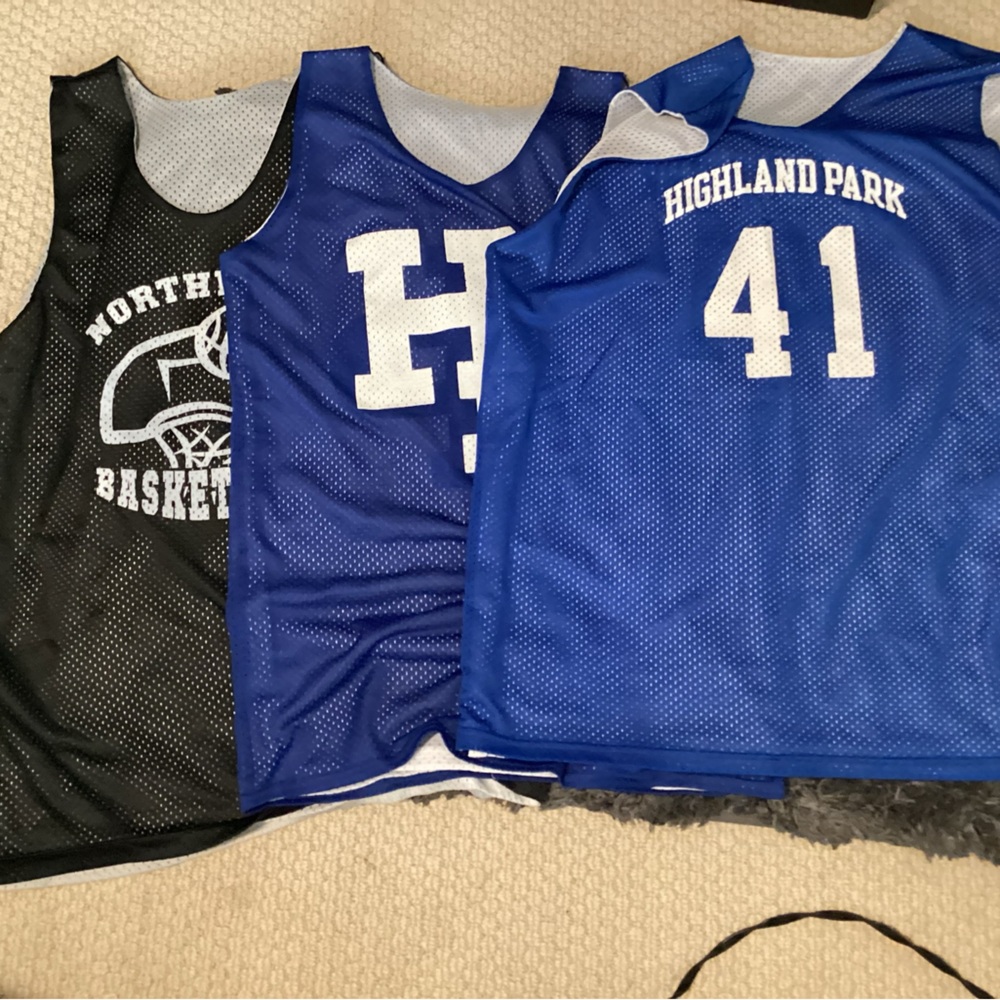 Basketball practice jerseys